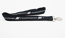 Satin woven lanyards